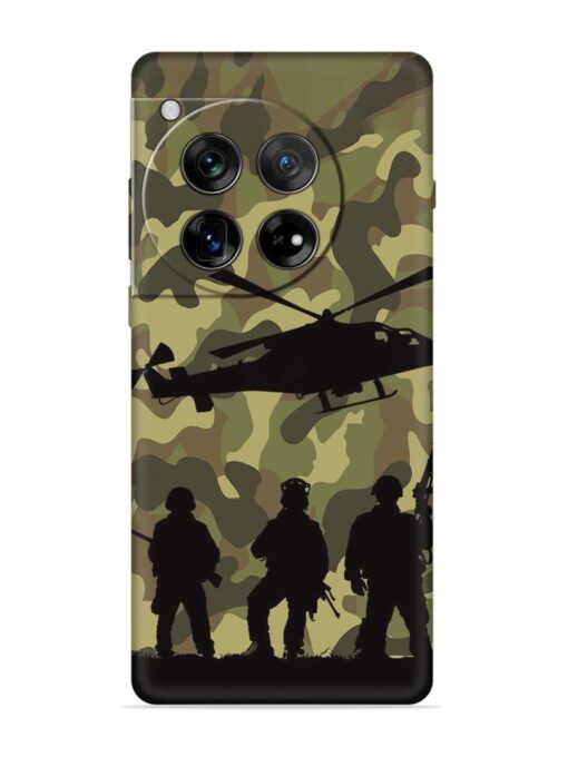 Army Heros Embossed Soft Silicone Case for Oneplus 12 (5G)