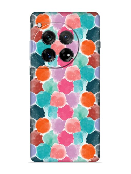 Colorful Seamless Pattern Embossed Soft Silicone Case for Oneplus 12 (5G) Zapvi