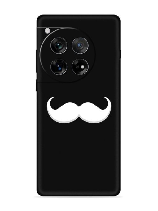 Mustache Vector Embossed Soft Silicone Case for Oneplus 12 (5G)