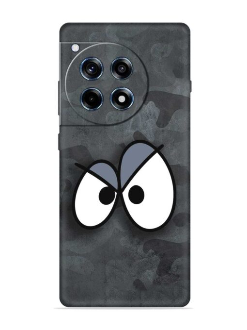 Big Eyes Night Mode Embossed Soft Silicone Case for Oneplus 12R (5G) Zapvi