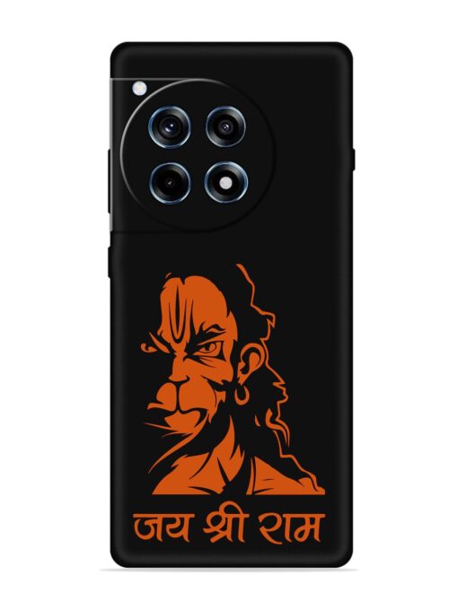 Angry Hanuman Embossed Soft Silicone Case for Oneplus 12R (5G)