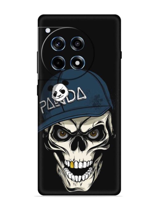 Panda Skull Embossed Soft Silicone Case for Oneplus 12R (5G) Zapvi