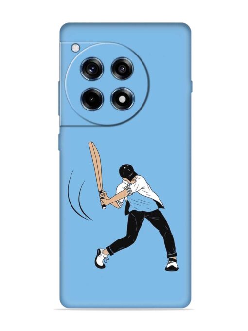 Cricket Gully Boy Embossed Soft Silicone Case for Oneplus 12R (5G) Zapvi