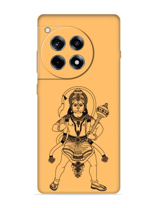 Indian God Hanuman Embossed Soft Silicone Case for Oneplus 12R (5G) Zapvi