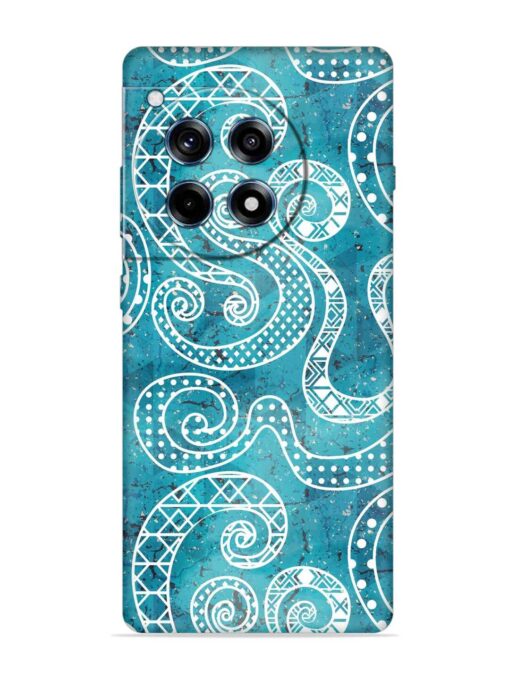 Vintage Curved Seamless Embossed Soft Silicone Case for Oneplus 12R (5G)