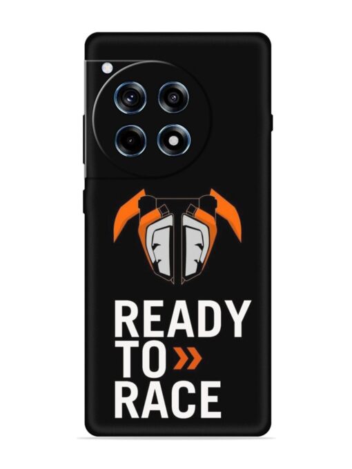 Ready To Race Embossed Soft Silicone Case for Oneplus 12R (5G) Zapvi