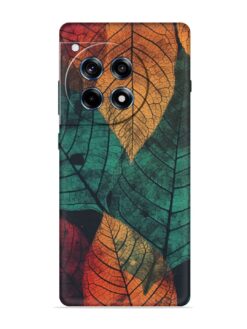 Leaves Artwork Embossed Soft Silicone Case for Oneplus 12R (5G)