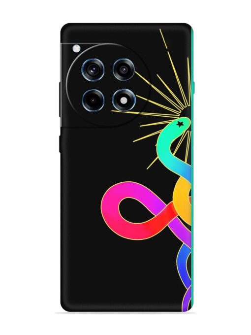 Art Geometric Abstraction Embossed Soft Silicone Case for Oneplus 12R (5G) Zapvi