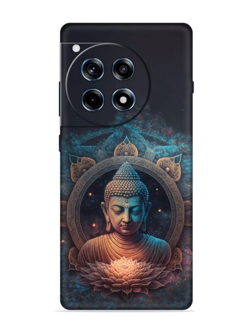 Gautam Buddha Embossed Soft Silicone Case for Oneplus 12R (5G) Zapvi