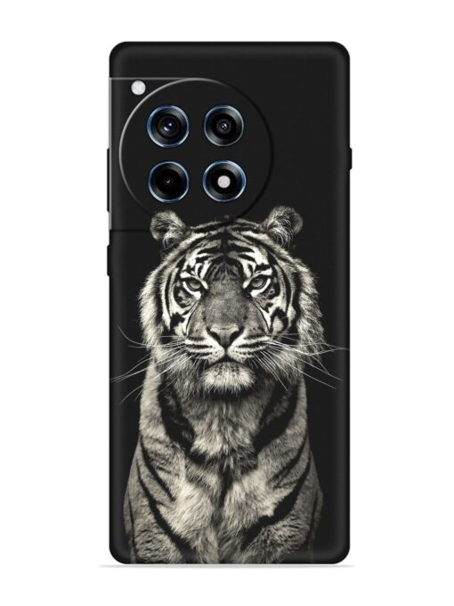 Tiger Art Embossed Soft Silicone Case for Oneplus 12R (5G)