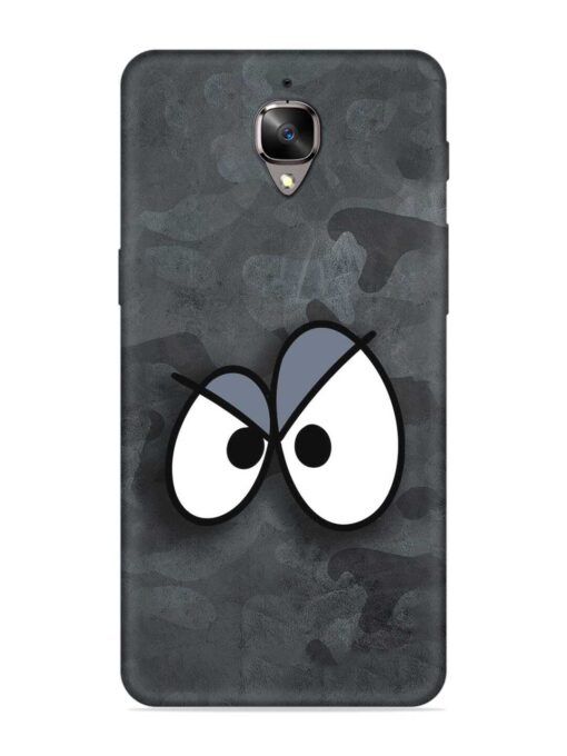 Big Eyes Night Mode Embossed Soft Silicone Case for Oneplus 3 Zapvi