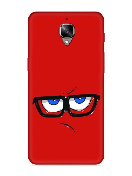 Rad Angry Face Embossed Soft Silicone Case for Oneplus 3