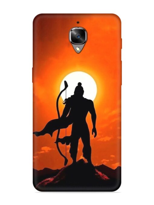 Shree Ram Embossed Soft Silicone Case for Oneplus 3 Zapvi