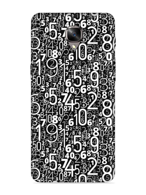 Many Numbers Different Embossed Soft Silicone Case for Oneplus 3 Zapvi