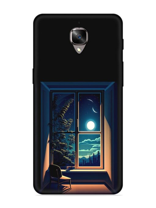 Night View At Window Embossed Soft Silicone Case for Oneplus 3 Zapvi