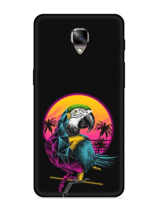 Rad Parrot Embossed Soft Silicone Case for Oneplus 3 Zapvi