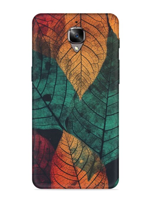 Leaves Artwork Embossed Soft Silicone Case for Oneplus 3 Zapvi