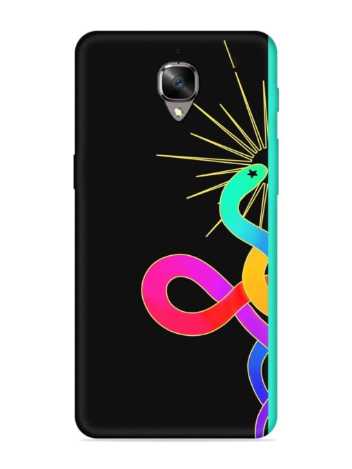 Art Geometric Abstraction Embossed Soft Silicone Case for Oneplus 3 Zapvi