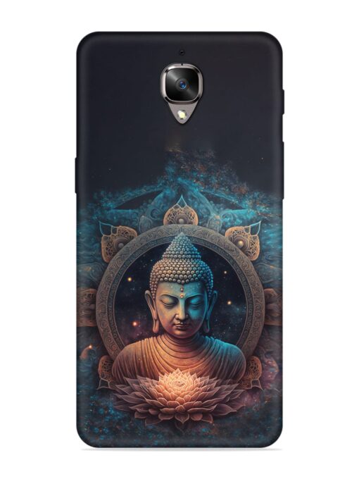 Gautam Buddha Embossed Soft Silicone Case for Oneplus 3 Zapvi