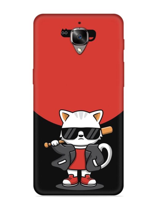 Cool Little Bear Cartoon Embossed Soft Silicone Case for Oneplus 3 Zapvi