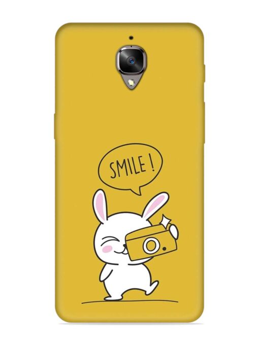 Hey Smile Please Embossed Soft Silicone Case for Oneplus 3T Zapvi