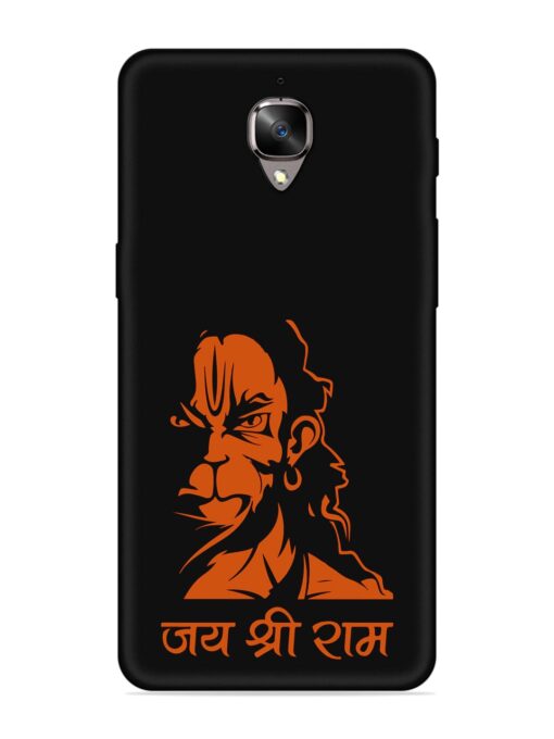 Angry Hanuman Embossed Soft Silicone Case for Oneplus 3T