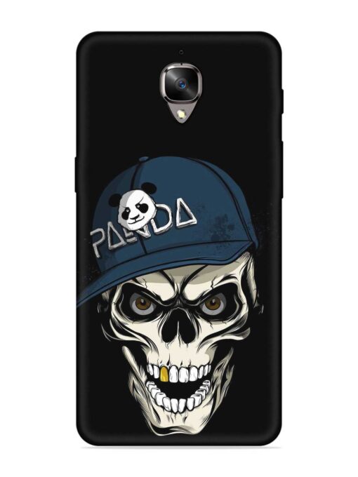 Panda Skull Embossed Soft Silicone Case for Oneplus 3T Zapvi