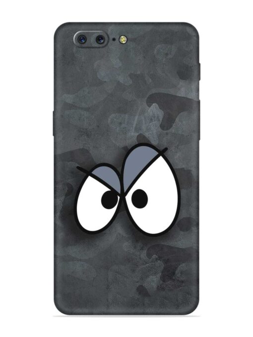 Big Eyes Night Mode Embossed Soft Silicone Case for Oneplus 5