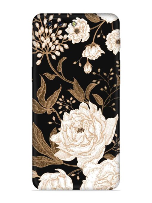 Peonies Roses Floral Embossed Soft Silicone Case for Oneplus 5