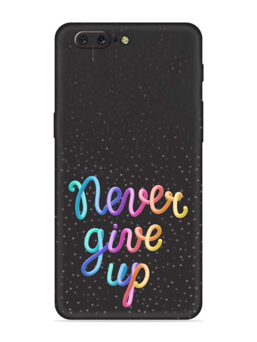 Colorful Stylized Rainbow Embossed Soft Silicone Case for Oneplus 5