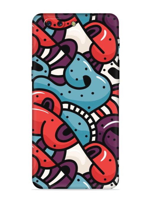 Seamless Backdrop Colorful Embossed Soft Silicone Case for Oneplus 5