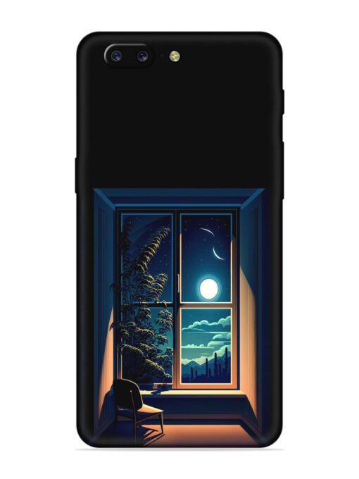 Night View At Window Embossed Soft Silicone Case for Oneplus 5