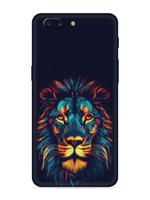 Colorful Lion Embossed Soft Silicone Case for Oneplus 5