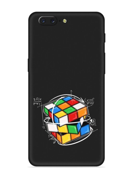 Cubik Vector Embossed Soft Silicone Case for Oneplus 5 Zapvi