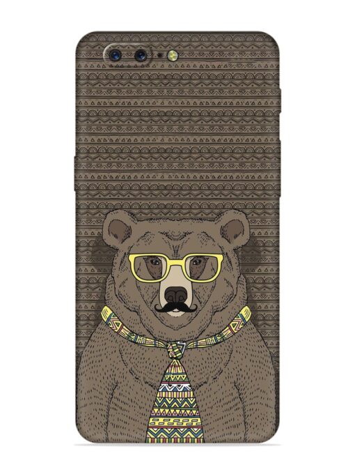 Grizzly Bear Embossed Soft Silicone Case for Oneplus 5 Zapvi