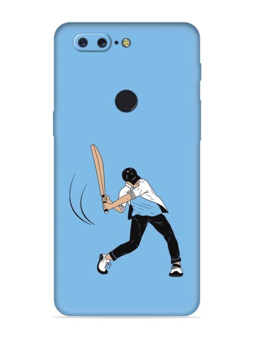 Cricket Gully Boy Embossed Soft Silicone Case for Oneplus 5T