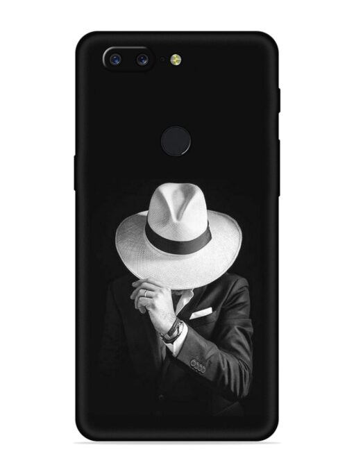 Men Under Hat Embossed Soft Silicone Case for Oneplus 5T Zapvi