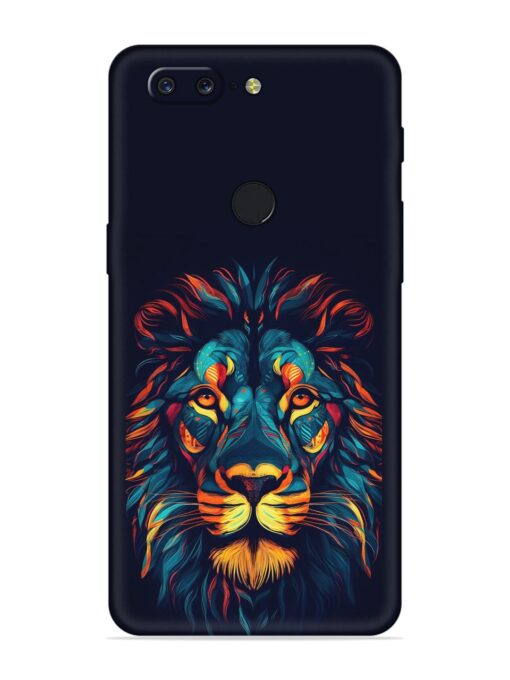 Colorful Lion Embossed Soft Silicone Case for Oneplus 5T Zapvi