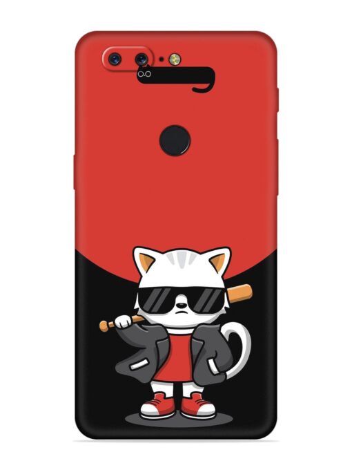 Cool Little Bear Cartoon Embossed Soft Silicone Case for Oneplus 5T Zapvi