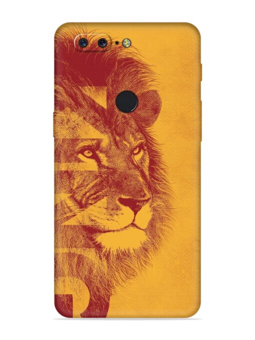 Gold Lion Crown Art Embossed Soft Silicone Case for Oneplus 5T Zapvi