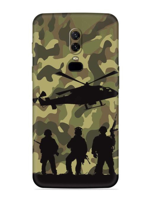 Army Heros Embossed Soft Silicone Case for Oneplus 6