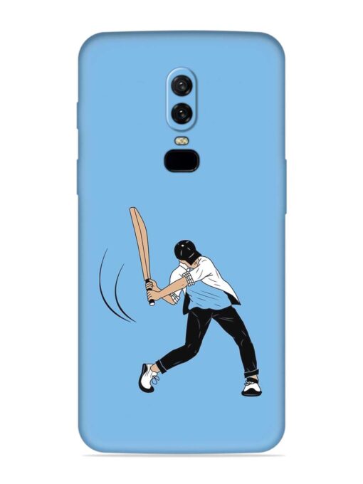 Cricket Gully Boy Embossed Soft Silicone Case for Oneplus 6 Zapvi