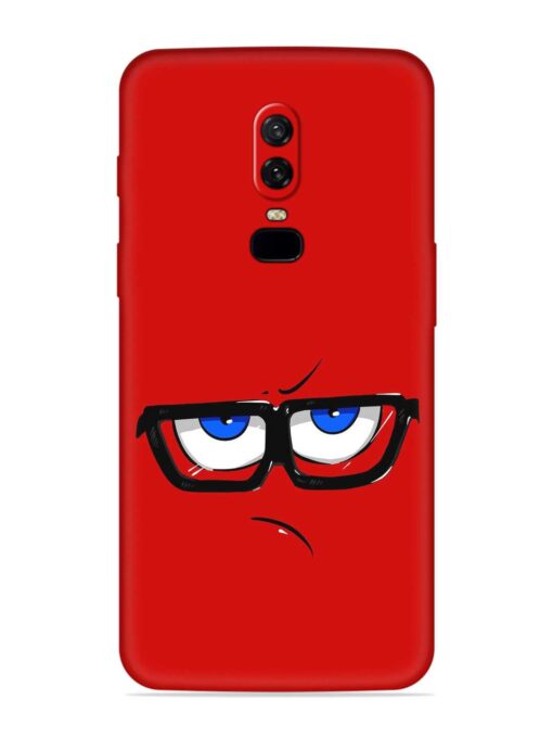 Rad Angry Face Embossed Soft Silicone Case for Oneplus 6 Zapvi