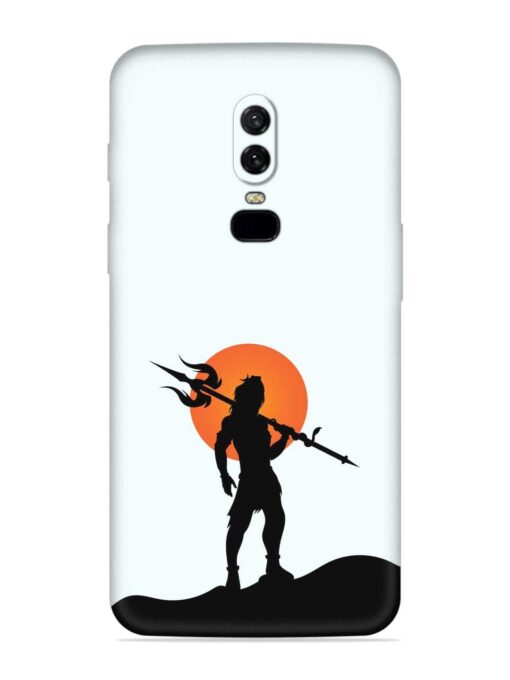 Lord Mahadev Trendy Embossed Soft Silicone Case for Oneplus 6