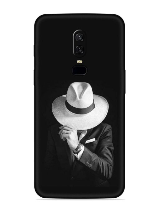 Men Under Hat Embossed Soft Silicone Case for Oneplus 6 Zapvi