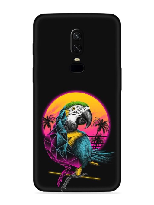 Rad Parrot Embossed Soft Silicone Case for Oneplus 6 Zapvi