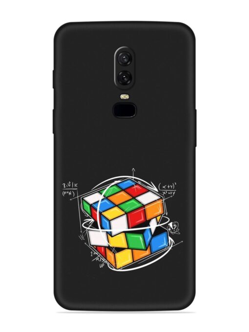 Cubik Vector Embossed Soft Silicone Case for Oneplus 6