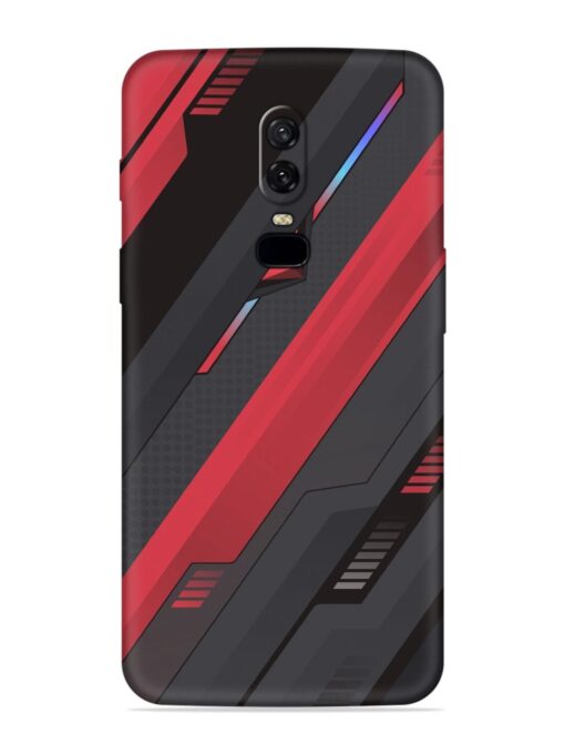 Material Desk Art Embossed Soft Silicone Case for Oneplus 6