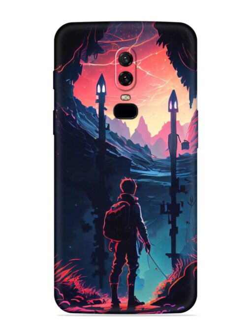 Cgs Artwork Embossed Soft Silicone Case for Oneplus 6