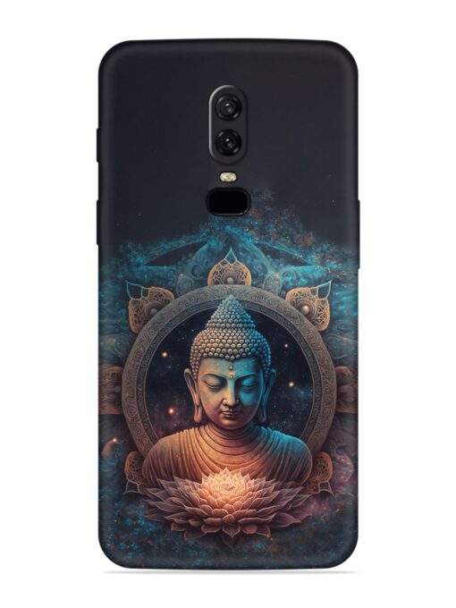 Gautam Buddha Embossed Soft Silicone Case for Oneplus 6